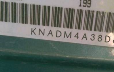 VIN prefix KNADM4A38D63