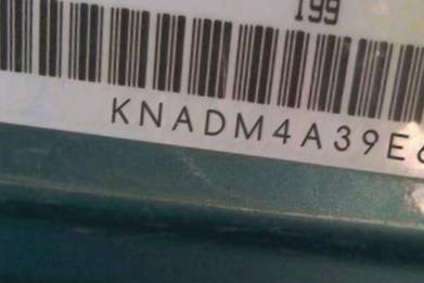 VIN prefix KNADM4A39E63