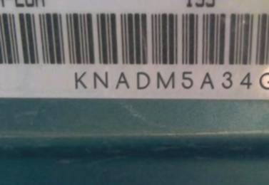 VIN prefix KNADM5A34G66