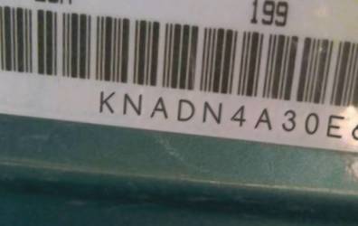 VIN prefix KNADN4A30E64