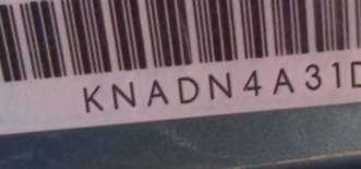 VIN prefix KNADN4A31D62