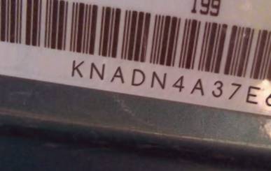 VIN prefix KNADN4A37E63