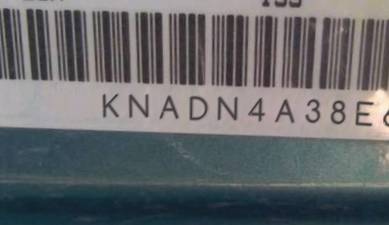 VIN prefix KNADN4A38E63