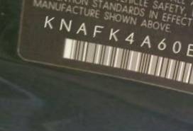 VIN prefix KNAFK4A60E52