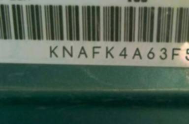 VIN prefix KNAFK4A63F53