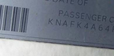 VIN prefix KNAFK4A64F54