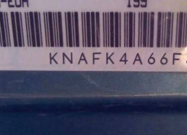 VIN prefix KNAFK4A66F53