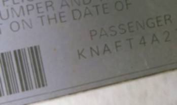 VIN prefix KNAFT4A21B58