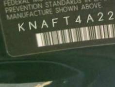 VIN prefix KNAFT4A22D56