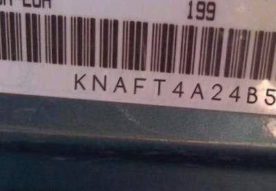 VIN prefix KNAFT4A24B53