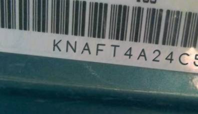 VIN prefix KNAFT4A24C54