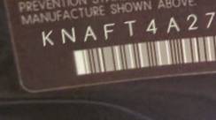 VIN prefix KNAFT4A27A58