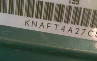 VIN prefix KNAFT4A27C54
