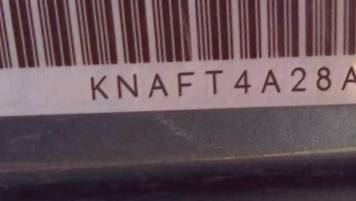 VIN prefix KNAFT4A28A51