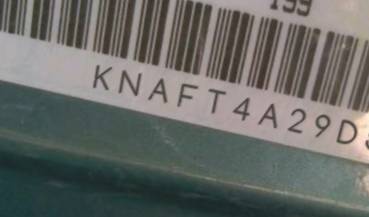 VIN prefix KNAFT4A29D56