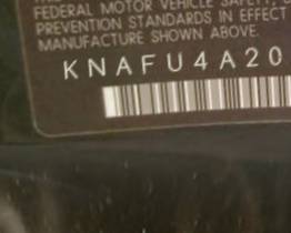 VIN prefix KNAFU4A20A53