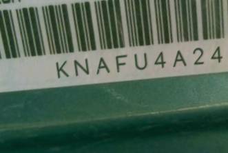 VIN prefix KNAFU4A24B58