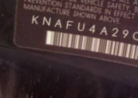 VIN prefix KNAFU4A29C54