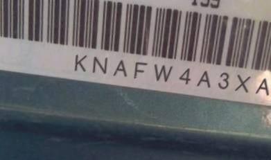 VIN prefix KNAFW4A3XA52