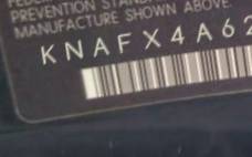 VIN prefix KNAFX4A62G56