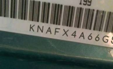 VIN prefix KNAFX4A66G55