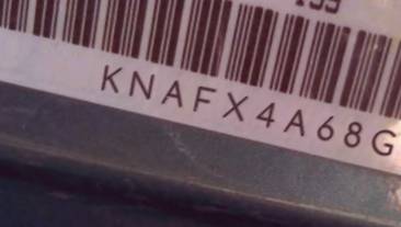 VIN prefix KNAFX4A68G54