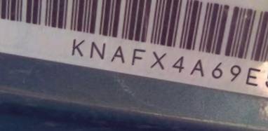 VIN prefix KNAFX4A69E51