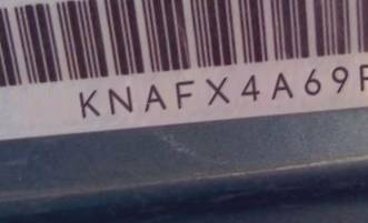 VIN prefix KNAFX4A69F52