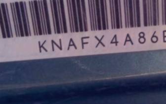 VIN prefix KNAFX4A86E52