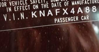 VIN prefix KNAFX4A88E50
