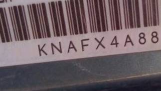 VIN prefix KNAFX4A88G54