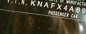 VIN prefix KNAFX4A89F52