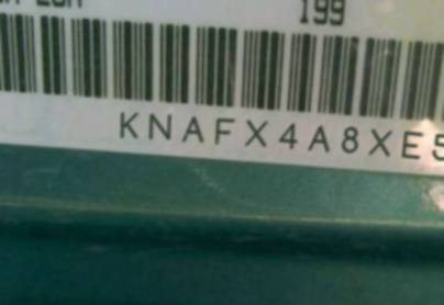 VIN prefix KNAFX4A8XE51