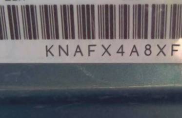VIN prefix KNAFX4A8XF52