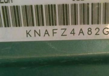 VIN prefix KNAFZ4A82G54
