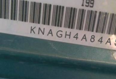 VIN prefix KNAGH4A84A53