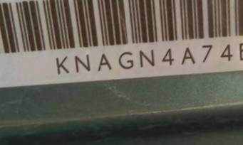 VIN prefix KNAGN4A74B51