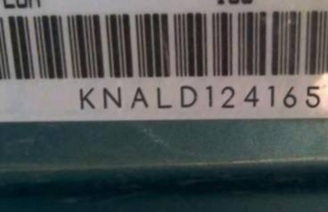 VIN prefix KNALD1241650