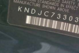 VIN prefix KNDJC7330351