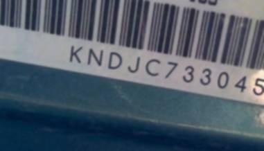 VIN prefix KNDJC7330453