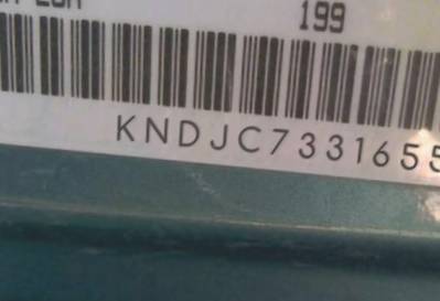 VIN prefix KNDJC7331655