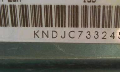 VIN prefix KNDJC7332452