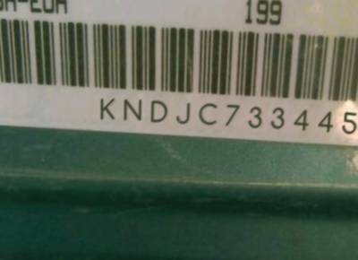 VIN prefix KNDJC7334453