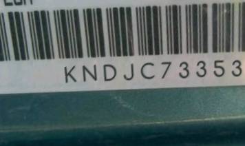 VIN prefix KNDJC7335350