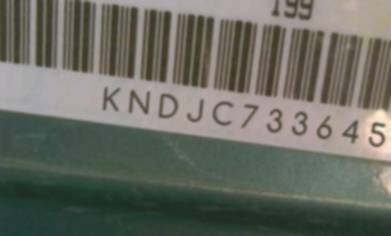 VIN prefix KNDJC7336452
