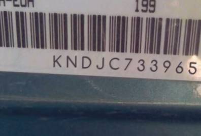 VIN prefix KNDJC7339655