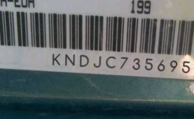 VIN prefix KNDJC7356958