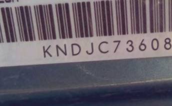 VIN prefix KNDJC7360857