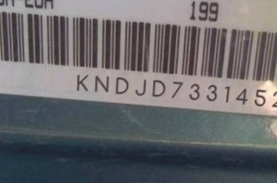 VIN prefix KNDJD7331452