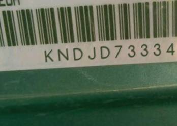 VIN prefix KNDJD7333453